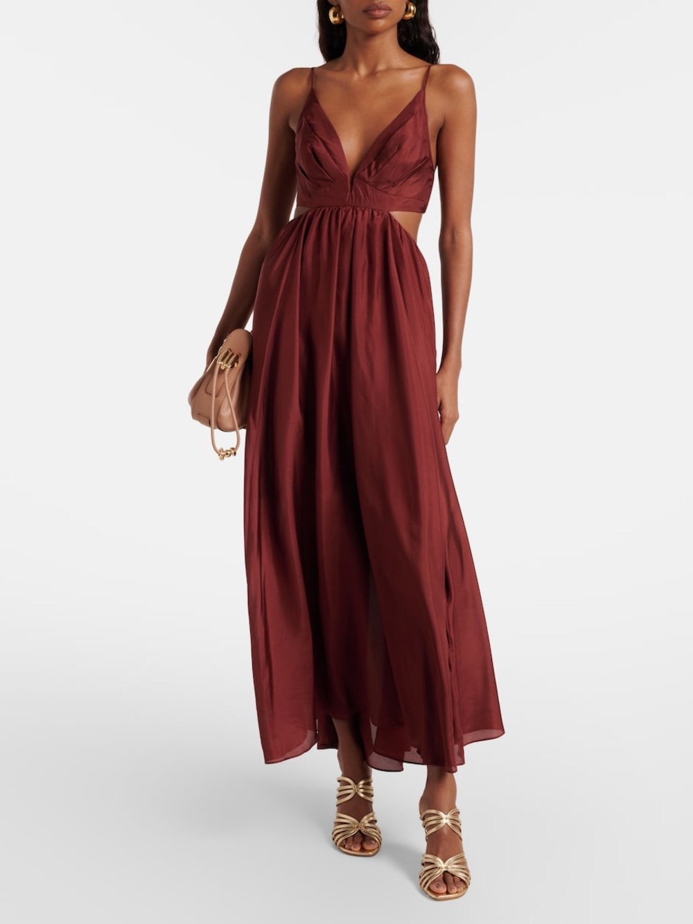 Zimmermann Wanderlust cutout silk maxi dress - Picture 2 of 8